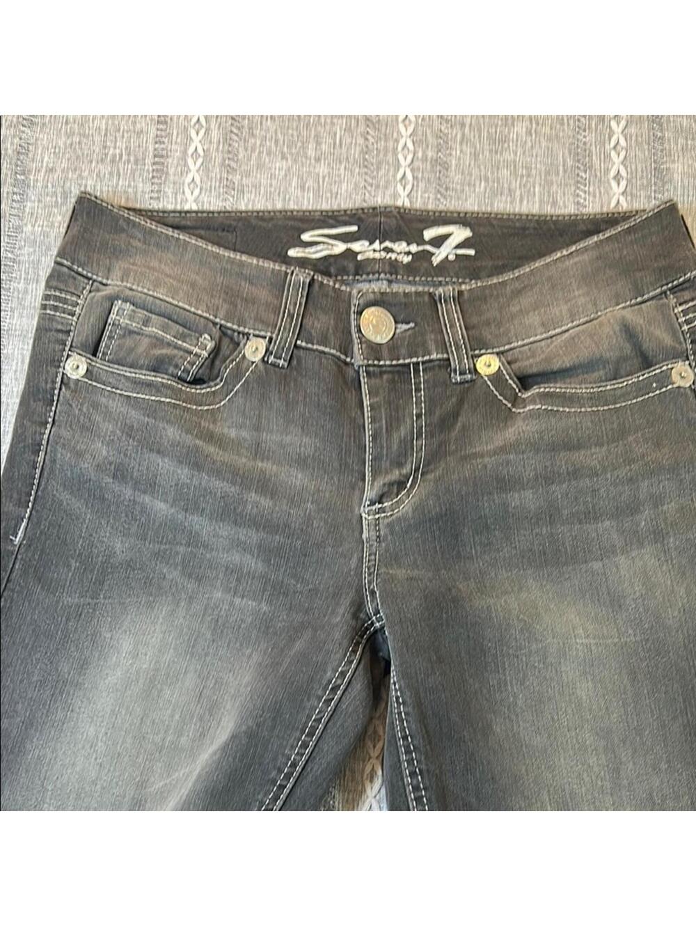 Seven7 Gray Skinny Jeans Modern Fit